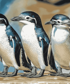 Fairy Penguin Birds of Australia Diamond Painting