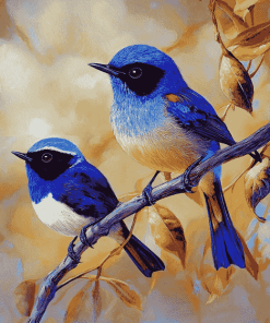 Fairy Wren Birds Diamond Painting