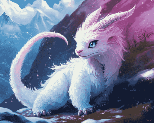 Falkor Fantasy Dragons Diamond Painting