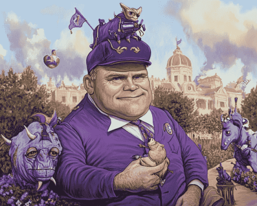 Famous Coach Gary Patterson Diamond Painting