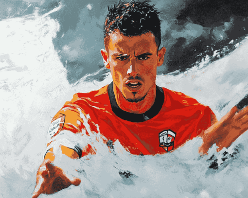 Famous Erik Thommy Footballers Diamond Painting