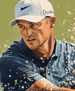 Famous Golfer Bryson Dechambeau Diamond Painting