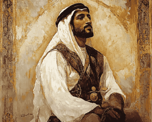 Famous Kings Sheikh Zayed Diamond Painting