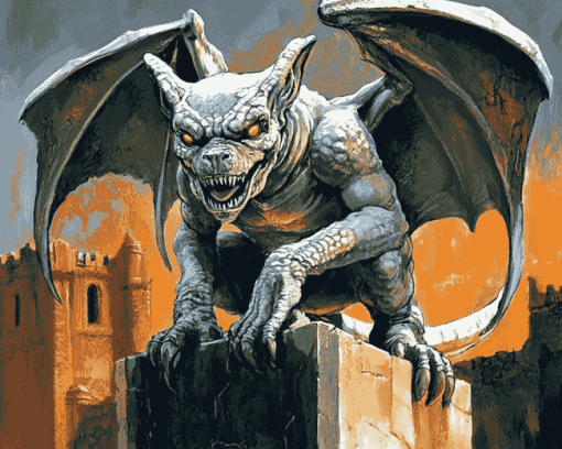 Fantasy Gargoyle Diamond Painting