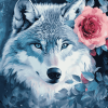 Fantasy Grey Wolf Diamond Painting