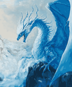 Fantasy Ice Dragon Diamond Painting