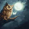 Fantasy Owl Bird Diamond Painting