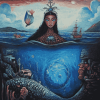 Fantasy Sea Guardian Diamond Painting