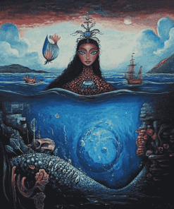 Fantasy Sea Guardian Diamond Painting