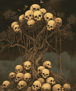 Fantasy Skull Tree Diamond Painting