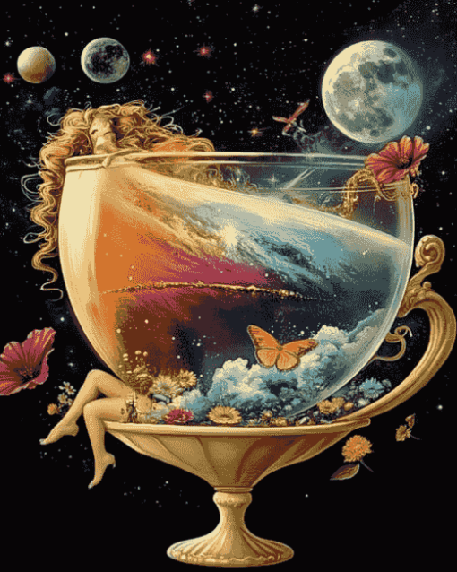 Fantasy Universe Cup Diamond Painting