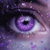 Fantasy Violet Eyes Diamond Painting