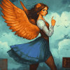 Fantasy Wings Teacher Diamond Painting