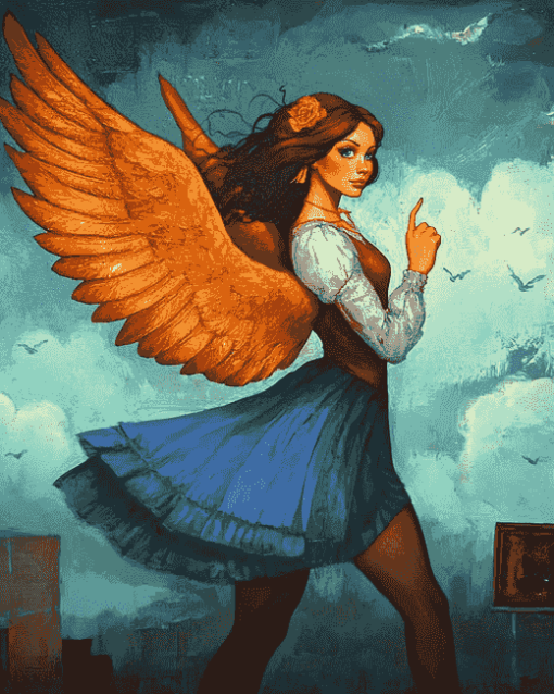 Fantasy Wings Teacher Diamond Painting