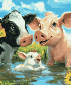 Farm Friends Diamond Painting