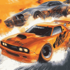 Fast and Furious Movie Cars Diamond Painting