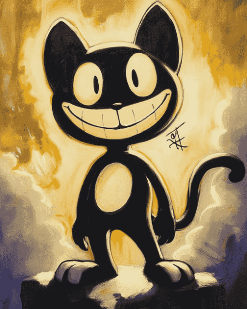 Felix The Cat Animation Diamond Painting