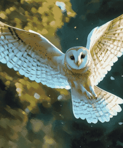 Female Owl Diamond Painting