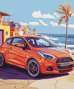 Fiesta St Car Engines Diamond Painting