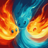 Fire and Ice Animation Diamond Painting