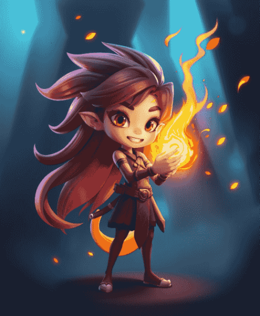 Firebreather Fantasy Animation Diamond Painting