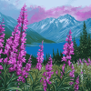 Fireweed Forest Diamond Painting