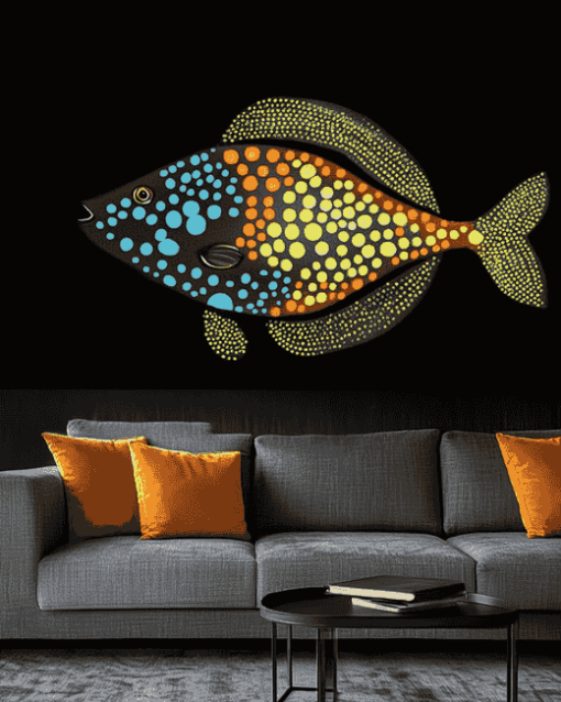 Fish Swimming Art Diamond Painting