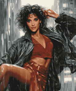 Flashdance Movie Characters Diamond Painting