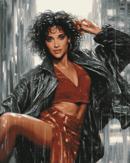 Flashdance Movie Characters Diamond Painting