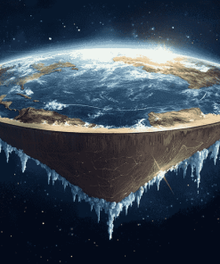 Flat Earth Space Art Diamond Painting