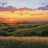 Flint Hills Sunset Diamond Painting