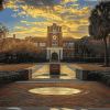 Florida State University Skyline Diamond Painting