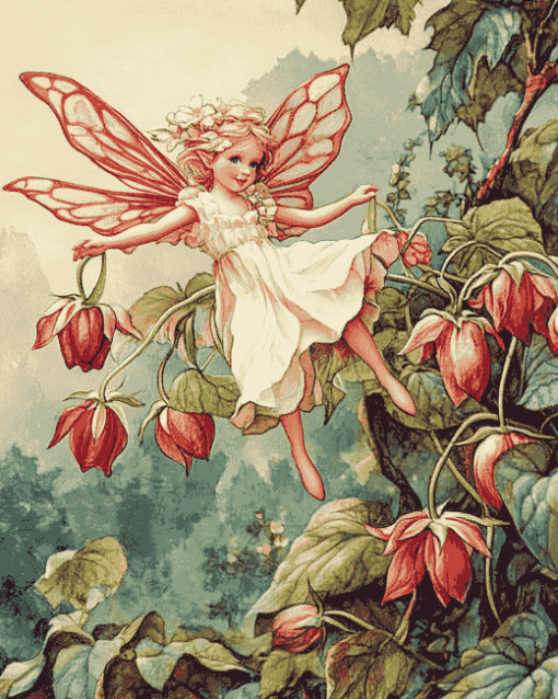 Flower Fairy Fantasy Diamond Painting