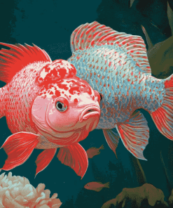 Flowerhorn Fish Beauty Diamond Painting