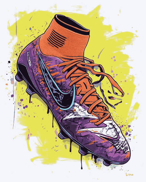 Football Boot Diamond Painting