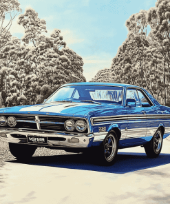 Ford Falcon GTHO Classic Cars Diamond Painting