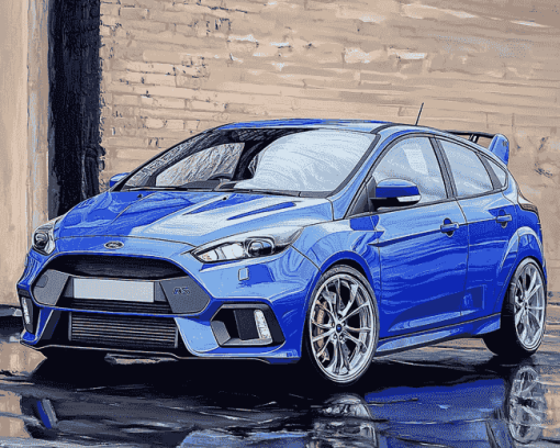 Ford Focus RS Cars Diamond Painting