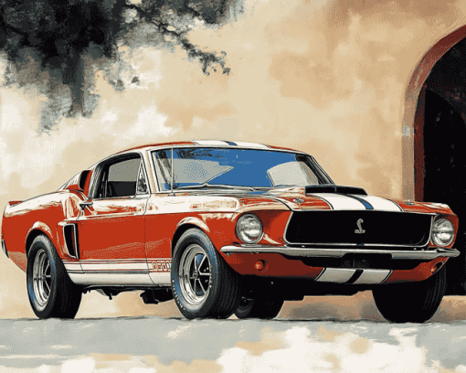 Ford Shelby GT500 Cars Diamond Painting