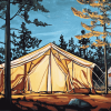 Forest Landscape Camping Diamond Painting