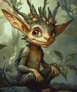 Forest Sprite Fantasy Diamond Painting