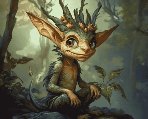 Forest Sprite Fantasy Diamond Painting