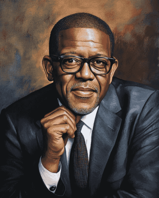 Forest Whitaker Celebrity Star Diamond Painting