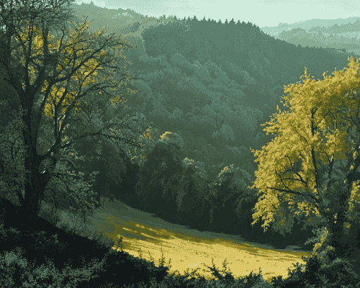 Forest of Dean Scenic Diamond Painting