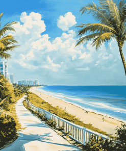 Fort Lauderdale Seascape Diamond Painting