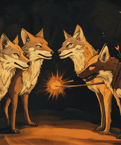 Four Souls Coyote Animations Diamond Painting