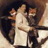 Fox Hunt Film Diamond Painting