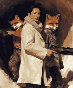 Fox Hunt Film Diamond Painting