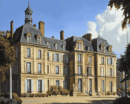 France's Mairie De Rennes Castle Diamond Painting