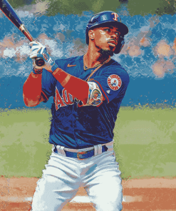 Francisco Lindor Baseball Icon Diamond Painting