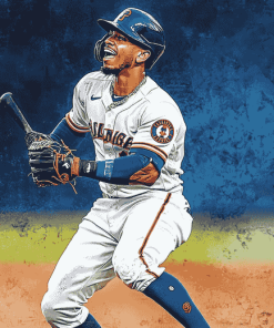 Francisco Lindor MLB Diamond Painting